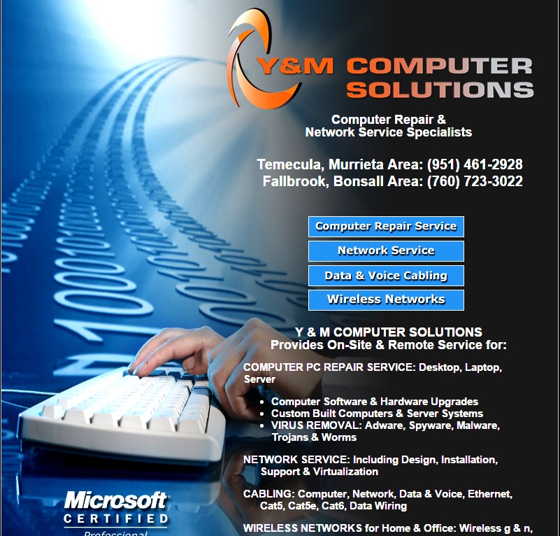 Y&M Computer Solutions logo