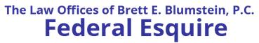 The Law Offices of Brett E. Blumstein, P.C. – Federal Esquire logo