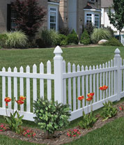 J & J Vinyl Fence logo