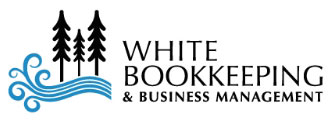 White Bookkeeping & Business Management logo